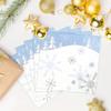 Dulousia Snowflake Napkins, Disposable Christmas Paper Luncheon Napkins Blue Snow Theme Party Decorations, Birthday Beverage Napkin, Winter Celebration Supplies, Unfolded 13x13in, 40Ct view 3