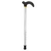 Tofficu Aluminum Alloy Adjustable Height Walking Cane Anti-Slip Tip Lightweight and Durable Walking Stick for Seniors and Mobility Aid Users Silver view 1
