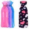 1L Long Shape Hot Water Bottles Warm Hands, Hot and Cold Therapy, Treating Sore Muscles, Great for Pain Relief, Random Cover view 1