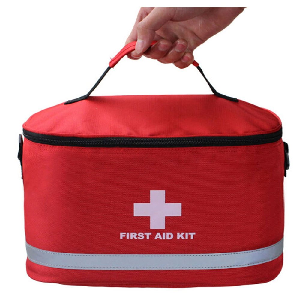 First Aid Kit for Family Emergency Care, Large Home Outdoor Travel Portable Emergency Kit