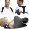 iBYWM Neck Stretcher & Posture Corrector for Women and Men, Cervical Traction for Spine Alignment, Adjustable Upper Back Brace & Elastic Support for Shoulder Back Pain Relief (Black) view 1
