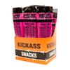 Kickass Honey BBQ Meat Sticks 16ct Case - 2oz Twin Packs of Pork and Beef Jerky Snack Sticks - Beef Stick Meat Snacks - Jerky Sticks view 1