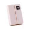2PCS Travel Pill Box, 7 Compartments Portable Pill case Travel Pill Box,Cute Pill Organizer, Magnetic Folding Small Pill Case, Portable Medicine Organizer for Purse, view 3