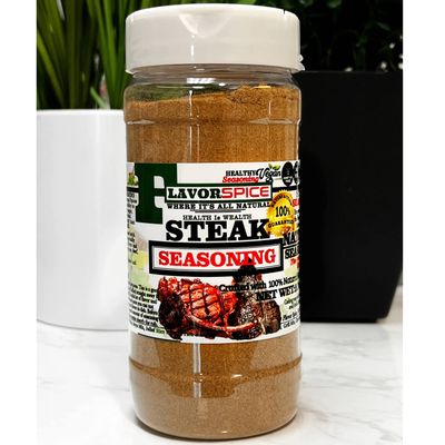 Steak Seasoning Crafted with 100% Natural Herbs and Spices with No Artificial or preservatives, No Salt, No Sugar, No MSG, Gluten, Great For Keto, Great For Vegan (3oz(85g)