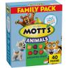 Mott's Animals Assorted Fruit Flavored Snacks, Valentine's Day, Gluten Free, Family Pack, 40 Ct, 32 oz view 1