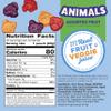 Mott's Animals Assorted Fruit Flavored Snacks, Valentine's Day, Gluten Free, Family Pack, 40 Ct, 32 oz view 2