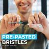 Brushee - The Evolution of Oral Care | 4-in-1 Tool (Paste + Brush + Floss + Pick) | Individually Wrapped | Disposable | Prepasted Travel Toothbrushes | Small Adult Toothbrush - (48-Pack) view 4