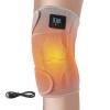 1pcs USB Heated Knee Wrap Pads for Women Men, Winter Soft Warm Heating Knee Brace Warmer with 3 Heat Modes for Knee Pain Relief (Grey) view 1