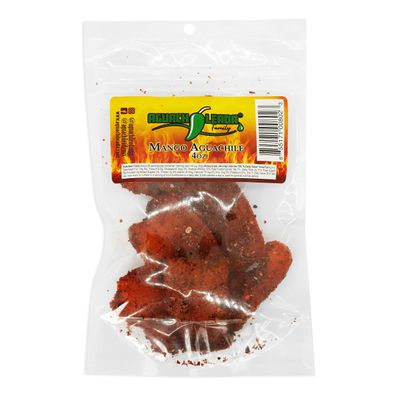 Aguachileada 4 Pack Mango Slices 4oz (4pcs) Chili Mango Fresh Snacks 1lb