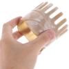 Healifty Natural Horn Comb Wide Tooth Scalp Massager Portable Hair Brush for Women and Girls Relaxation and Scalp Care Tool view 3