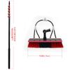 TOOJUN Water Fed Pole Kit Outdoor Lightweight Window Cleaning Brush Photovoltaic Panel Cleaning Tool, Portable Telescopic Pole and Angle Regulator,10.8m/36ft view 4