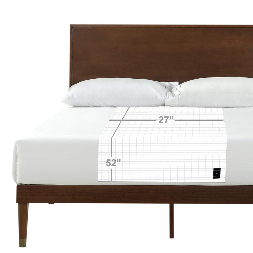 NIULAFR Grounding Sheets, Queen Size Grounding Flat Sheet 27"x52" with 15ft Cord, Earth Connected Bed Sheet for Better Sleep and Health