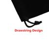 30 Pack Velvet Pouches with Drawstring Bags 5 x 7cm, Mini Small Cloth Jewelry Gift Packaging Bag for Wedding Candy, Party Holiday, Christmas Gifts Bag (Black) view 3