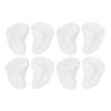 4pairs Transparent Silicone Foot Cushions,Transparent Silicone Foot Arch Support Insole, Foot Care Cushion, Correction Gel Orthopedic Pad, Foot Care Protector for Pressure Feet Pain Relieving, Ar view 1