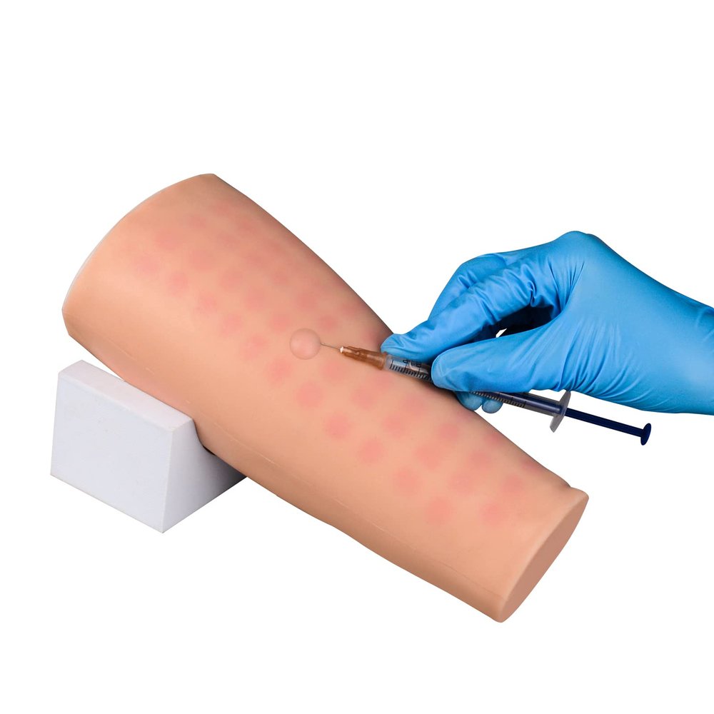 Ultrassist Intradermal Injection Practice Simulator, Intradermal Injection Training Trainer for Nursing Students, Medical Education