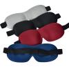 AccEncyc 4 Pcs Sleep Mask 3D Eye Mask for Sleeping Eye Covers for Back and Side Sleeper at Travel, Sleep, Airplane view 2