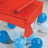 Solid Red Printed Christmas Tablecloth Party Roll 100-Ft x 40" W Disposable Plastic view 2