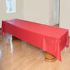 Solid Red Printed Christmas Tablecloth Party Roll 100-Ft x 40" W Disposable Plastic view 4