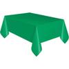 Solid Green Printed Christmas Tablecloth Party Roll 100-Ft x 40" W Disposable Plastic view 3