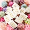 100 Pack For Your Happy Tears Wedding Tissues for Guests 3 Ply Pocket Size, Individual Travel Facial Tissue Packs for Wedding Party Favors(Classic) view 4