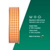 Halbach Seidenbnder Vichy 25mm Orange Check Ribbon for Gift Wrapping, Celebration Ribbon view 3