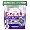 Cascade Platinum Plus Dishwasher Pod, Dish Detergent ActionPacs, Dishwasher Detergent, Fresh, 52 Count view 1
