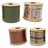 KRE Wire-Edge Ribbon Gold Wire with Bonus Hugmert, 9Ft Long Making DIY Decoration Arts Material Supplies for Christmas Tree Decorating Ribbon, Gift Wrapping, Tree Garland, Topper Bow, Pack of 4 view 1