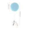 8pcs Phone Screen Cleaner Dual-Sided Cellphone Touch Screen Cleaner Macaron Shape Smartphone Cleaning Wipes Brush Handbag Pendant Keychain Charm for TV Monitors Glass Lens Random Color view 2