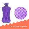 XBLTCM Durable Hot Water Bag, Hot Water Bottle Suitable for Pain Relief, Cramps, Back, Neck, Feet,Warm Bag for Women Girls (Color : Blue) view 3