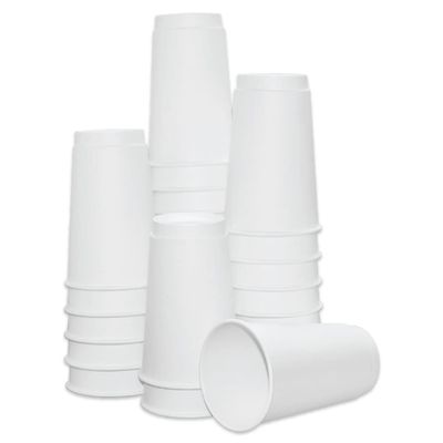 Insulated Paper Cups for Coffee & Tea Made in USA | Recyclable Double Wall Disposable To-Go Cups for Hot Beverages | Sturdy, Food Safe, and Eco-Friendly Hot Cups (16 oz, 200 Count)