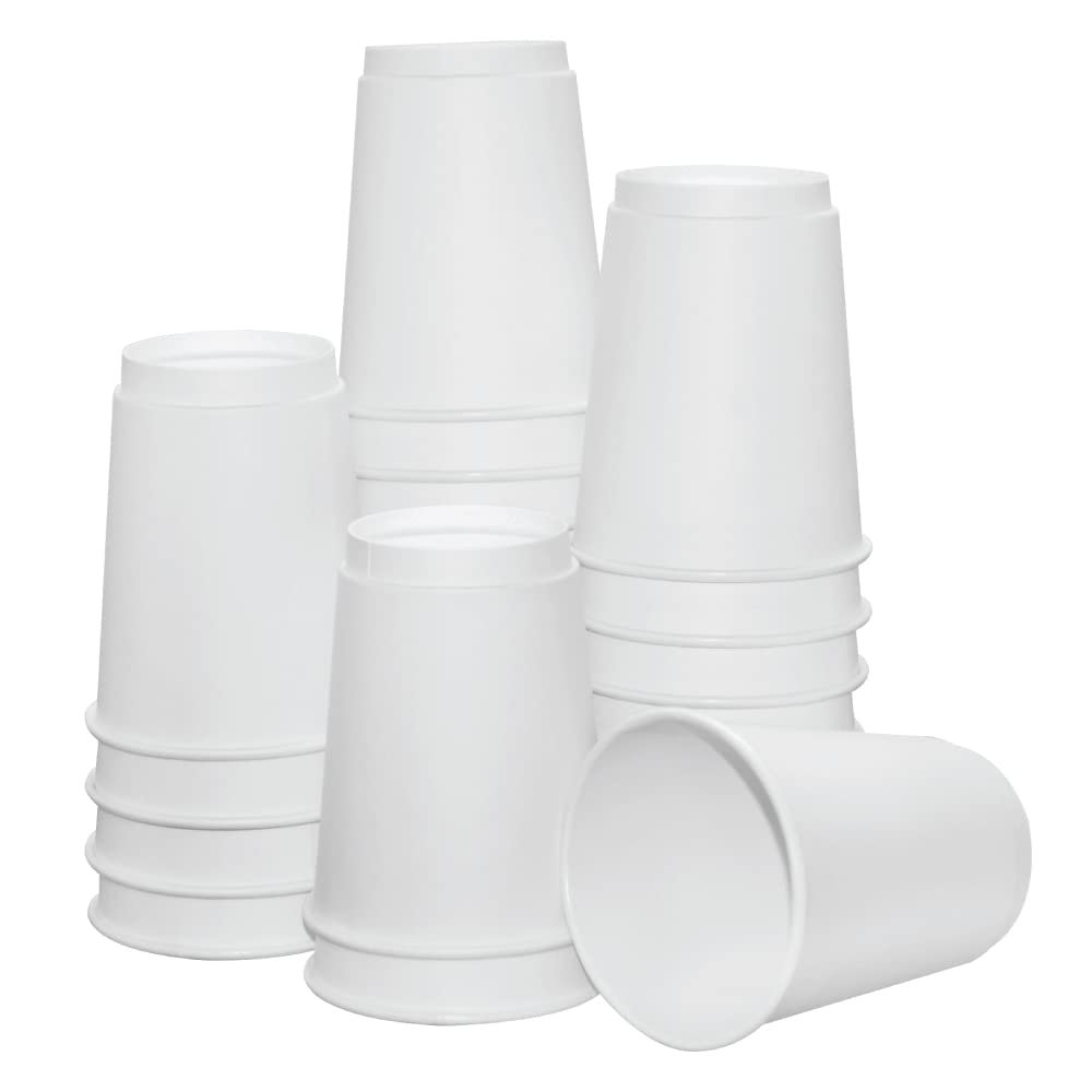 Insulated Paper Cups for Coffee & Tea Made in USA | Recyclable Double Wall Disposable To-Go Cups for Hot Beverages | Sturdy, Food Safe, and Eco-Friendly Hot Cups (12 oz, 200 Count)