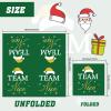 50 Pcs Christmas paper Napkins Disposable Team Naughty Luncheon Napkins Red and Green Holiday Party Supplies Xmas Party Decorations view 2
