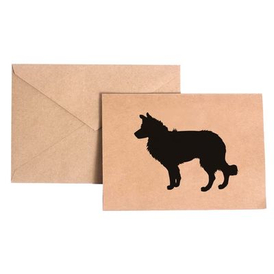 Nashville Decals Border Collie Stationery Note Card Set