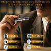 CIGARLOONG Cigar Punch Double Blade Sharp Size Drill Cigar Hole Opener Cutter (Silver) view 2