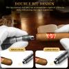 CIGARLOONG Cigar Punch Double Blade Sharp Size Drill Cigar Hole Opener Cutter (Silver) view 4