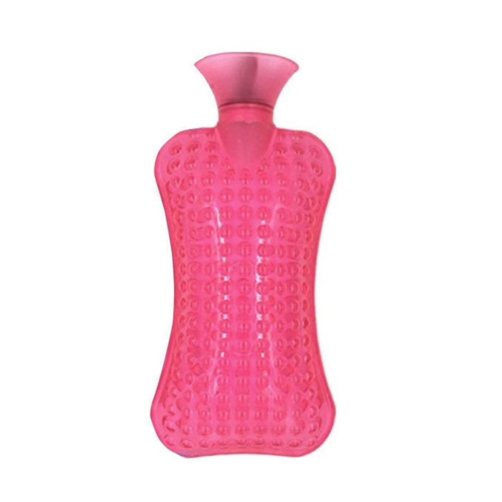 XBLTCM Durable Hot Water Bag, Hot Water Bottle Suitable for Pain Relief, Cramps, Back, Neck, Feet,Warm Bag for Women Girls (Color : Red)
