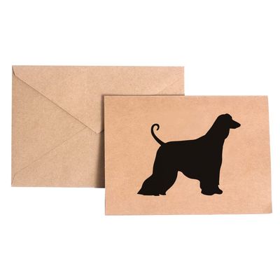 Nashville Decals Afghan Hound Stationery Note Card Set