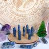 10PCS Blue Solidate Natural Healing Crystals Stones Sets Polished Tumbled Pocket Gemstones Bulk Hexagonal Points Reiki Energy Balancing Chakra Meditation Therapy Desk Decor Gift view 3