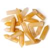 10PCS Yellow Aventurine Natural Healing Crystals Stones Sets Polished Tumbled Pocket Gemstones Bulk Hexagonal Points Reiki Energy Balancing Chakra Meditation Therapy Desk Decor Gift view 1