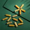 10PCS Yellow Aventurine Natural Healing Crystals Stones Sets Polished Tumbled Pocket Gemstones Bulk Hexagonal Points Reiki Energy Balancing Chakra Meditation Therapy Desk Decor Gift view 2