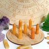 10PCS Yellow Aventurine Natural Healing Crystals Stones Sets Polished Tumbled Pocket Gemstones Bulk Hexagonal Points Reiki Energy Balancing Chakra Meditation Therapy Desk Decor Gift view 4