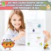 50 Pcs Anxiety Sensory Stickers Calm Stickers Reusable Sensory Strips Adhesive Textured Strips Toys Stress Anxiety Relief Items for Adult Teen Classroom Desk Office Fidget Supplies (Inspiration) view 4