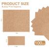 Perthlin 100 Pcs Burlap Paper Napkins Disposable Dinner Napkins 13''x16'' Burlap Print Decorative 2 Ply Rustic Cloth Like Paper Napkin for Bathroom Wedding Birthday Cocktail Party view 2