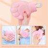 XBLTCM Silicone Hot Water Bag,Mini Hot Water Bottle with Cover for Hand & Feet Warmer for Kids, Men & Women,Great Gift for Women (Color : Beige) view 3