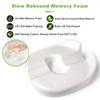 Donut Pillow Coccyx Seat Cushion for Prostate, Sciatica, Pelvic Floor, Pressure Sores, Pregnancy, Perineal Surgery, Postpartum Recovery Pain Pressure Relief Memory Foam Chair Pad view 2