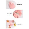ORTOLY Hot Water Bottle 1 Liter Hot Water Bottle W/Soft Plush Cover Strawberry Hot Water Bag Multi Functional Hot and Cold Water Bottle for Shoulders Hot Water Bag view 4