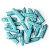 10PCS Turquoise Natural Healing Crystals Stones Sets Polished Tumbled Pocket Gemstones Bulk Hexagonal Points Reiki Energy Balancing Chakra Meditation Therapy Desk Decor Gift view 1