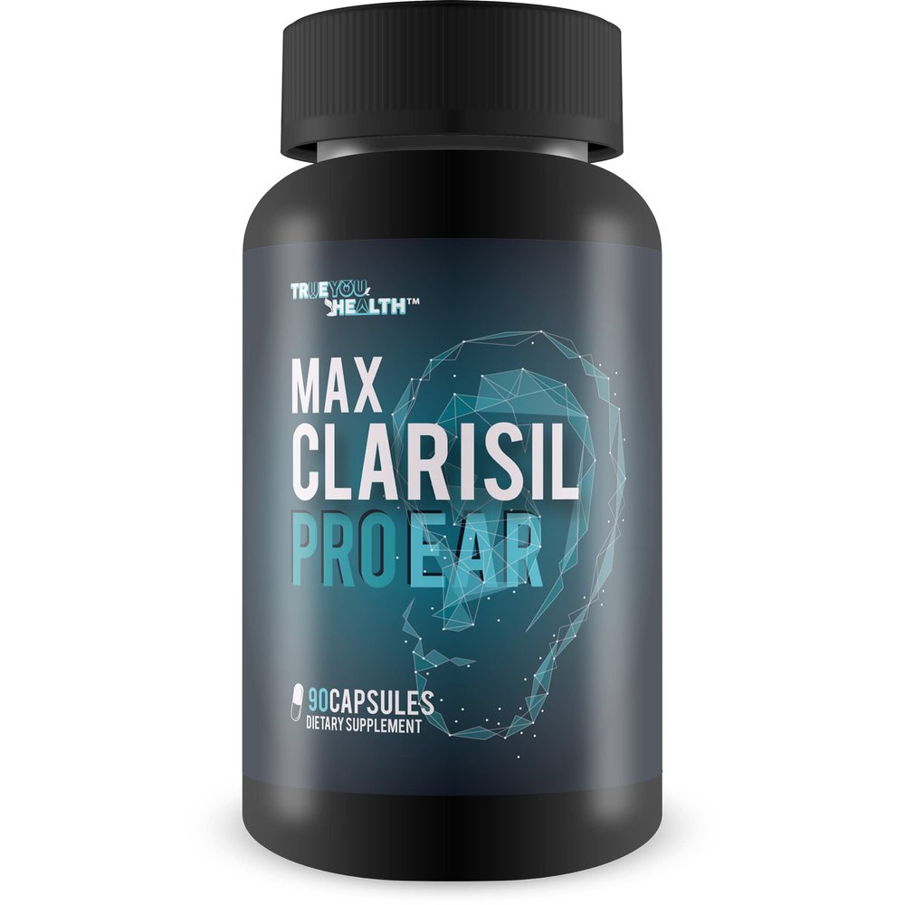 Max Clarisil Pro Ear - Hearing Loss & Ear Ringing Support - Natural Turmeric Based Formula to Support Reduced Swelling & Improved Ear Health - Max Clarisil Pro Hearing Loss Supplement