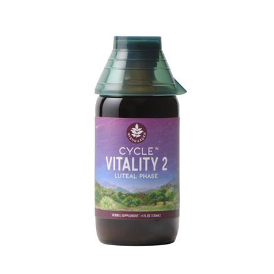 WishGarden Herbs Cycle Vitality 2 Luteal Phase - Plant-Based Progesterone Supplement with Wild Yam & Vitex Chasteberry Supports Healthy Menstrual Cycles, Fertility & Healthy Progesterone Levels, 4oz
