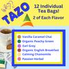 Tea Honey And Cookies Lovers Gift Basket Set Care Package For Women, Men, Family and Friends, Get Well Soon, 12 Teabags Assortment 6 Flavors, 2 Packs Shortbread Cookies, 12 Honey Straw With 14oz Mug view 4